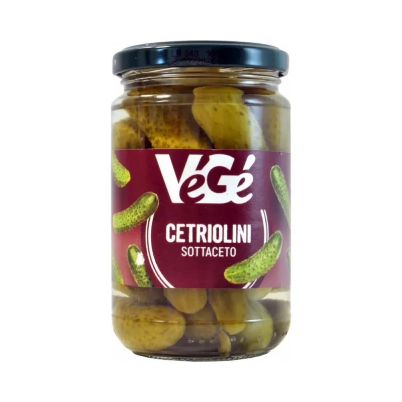 Кисели краставички Vege в оцет, стъкло 290 г