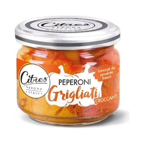 Гриловани чушлета Citres Peperoni, стъкло 230 г - Citres