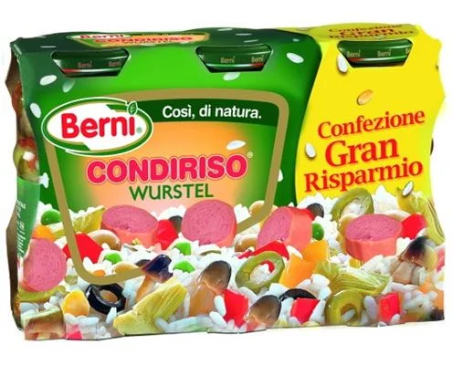 Микс зеленчуци Berni Condiriso Wurstel, стъкло 285 г