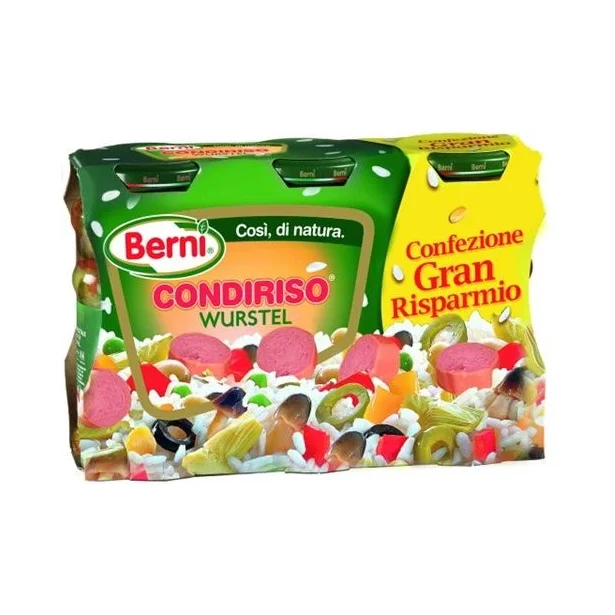 Микс зеленчуци Berni Condiriso Wurstel, стъкло 285 г - Berni