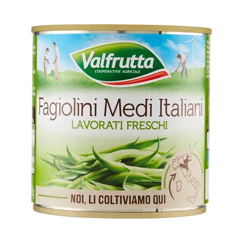 Фин зелен боб Valfrutta, консерва 400 г