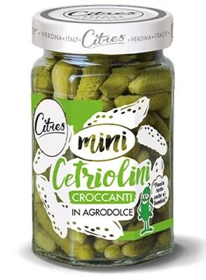 Кисели краставички Citres Mini, буркан 290 г
