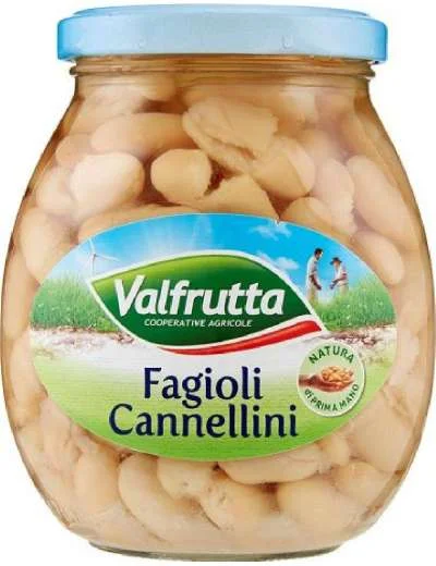 Бял боб Valfrutta 360 г, стъкло
