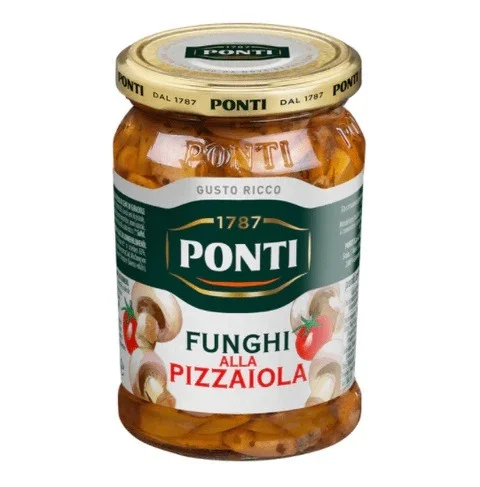 Гъби Ponti Alla Pizzaiola, стъкло 280 г