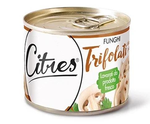 Гъби в слънчогледово олио Citres Funghi Trifolati, консерва 180 г
