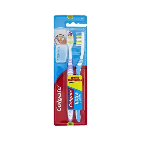 Четка за зъби Colgate Extra Clean 2 бр Medium - COLGATE