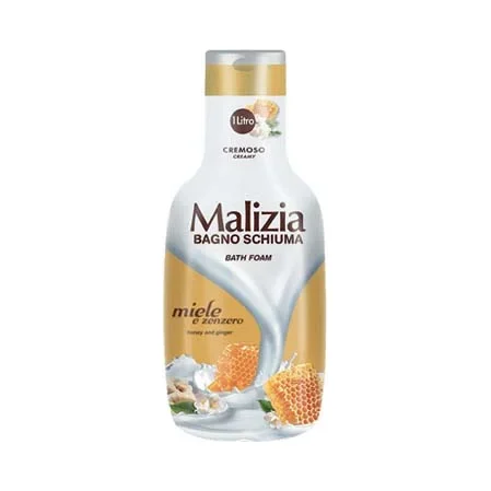 Пяна за вана Malizia мед и джинджифил 1 л - Malizia