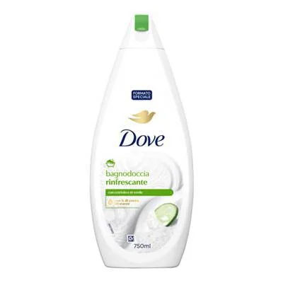 Душ гел/пяна Dove Te Verde /зелен чай и краставица/, 750 мл