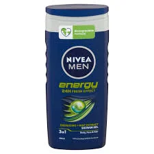 Душ гел Nivea Men Energy Fresh Effect, 250 мл