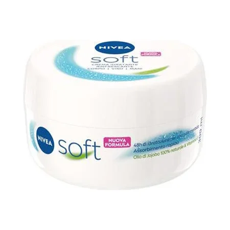 Универсален крем Nivea Soft Vitamina E/Olio Di Jojoba кутия, 300 мл - Nivea