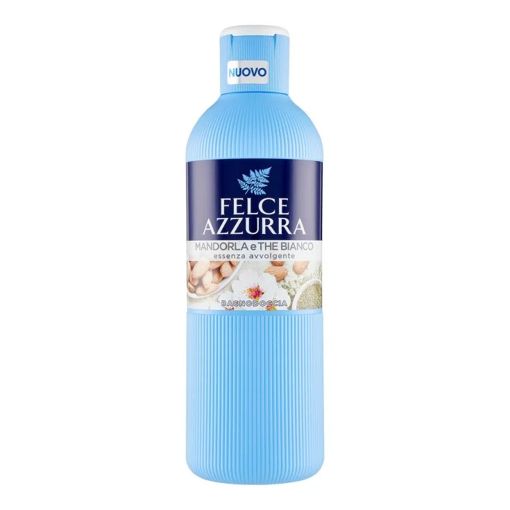 Душ гел Felce Azzurra бадем и зелен чай, 650 мл