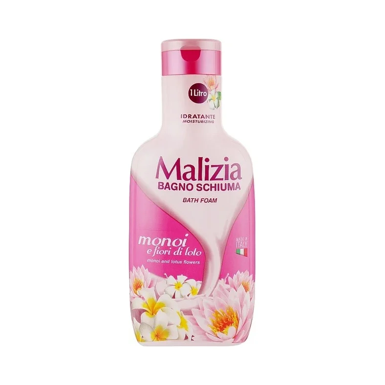 Пяна за вана Malizia монои и цветя от лотос 1 л - Malizia