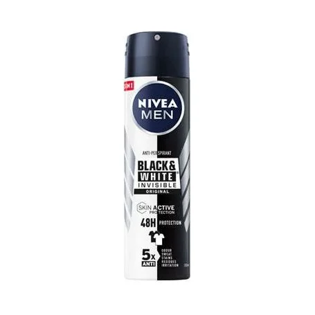 Дезодорант Nivea Men Black&White Invisible, 150 мл - Nivea