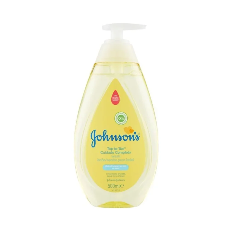 Душ гел-шампоан Johnson'S Top To Toe, помпа 500 мл - JOHNSON'S
