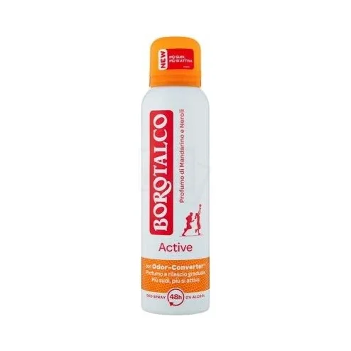 Дезодорант Borotalco Attivo Tangerine /оранжев/, 150 мл - Borotalco