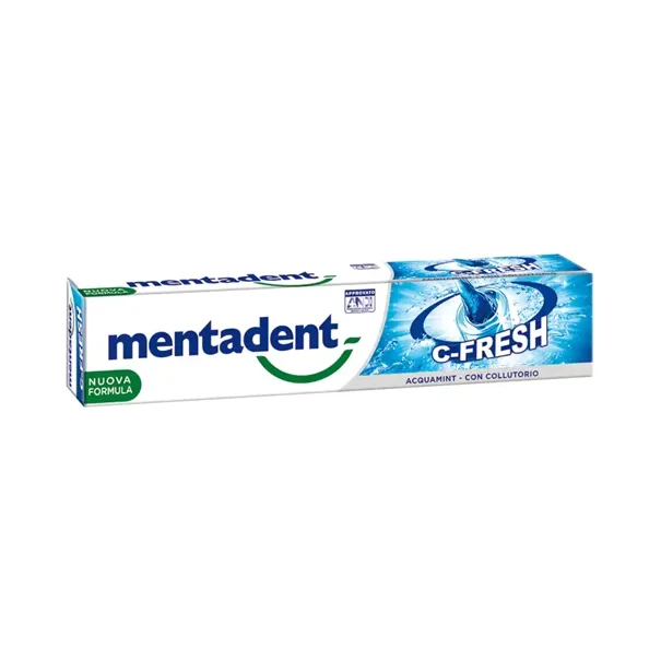 Паста за зъби Mentadent C-Fresh с активен въглен 75 мл - Mentadent