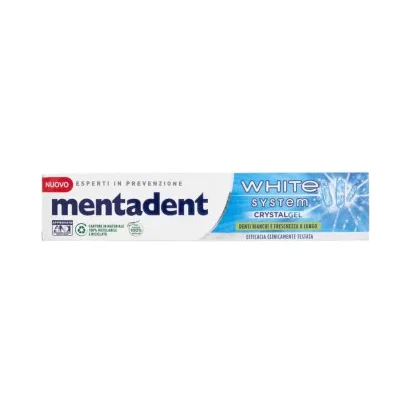 Паста за зъби Mentadent Crystal Gel, 75 мл - Mentadent