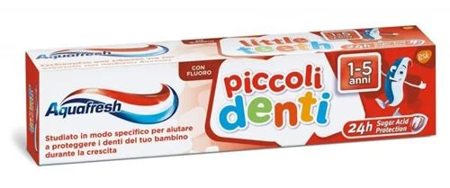 Детска паста за зъби Aquafresh Piccoli Denti 3-5 г, 50 мл