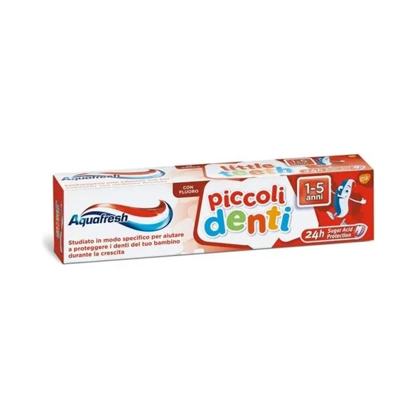 Детска паста за зъби Aquafresh Piccoli Denti 3-5 г, 50 мл - Aquafresh