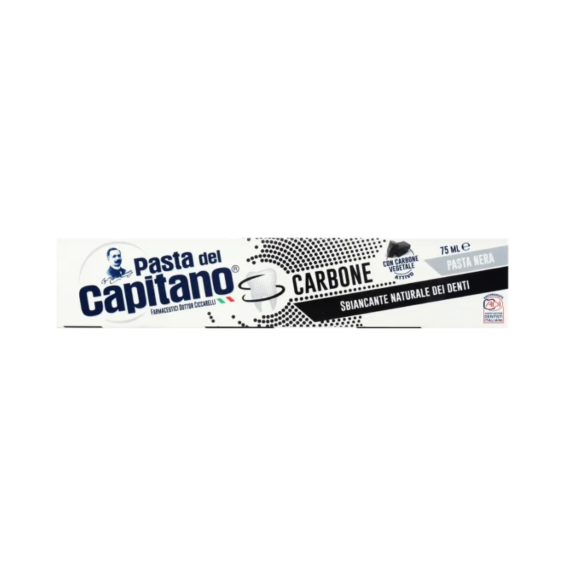 Паста за зъби Capitano активен въглен, 100 мл - Capitano