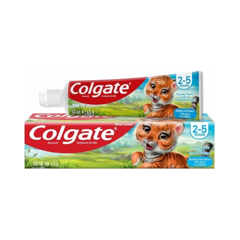 Паста за зъби Colgate Bubble Fruit 2-5г, 50 мл - COLGATE