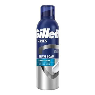 Пяна за бръснене Gillette Series Aloe Vera Sensitive, 200+50мл