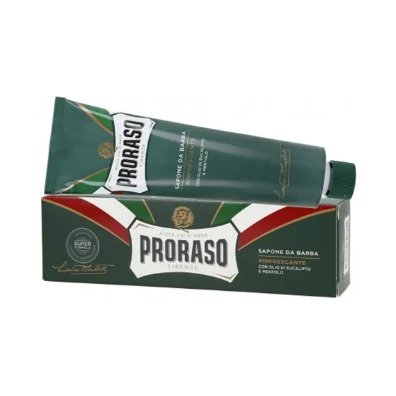 Крем за бръснене Proraso Barba Verde в туба, 150 мл - Proraso