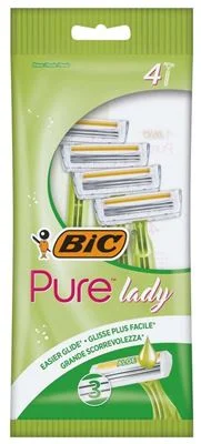 Самобръсначки Bic Lady Pure - 3 Aloe Vera в плик 4 бр