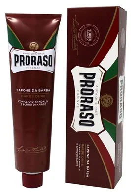 Крем за бръснене Proraso Rosso, сандалово дърво в туба, 150 мл - Proraso