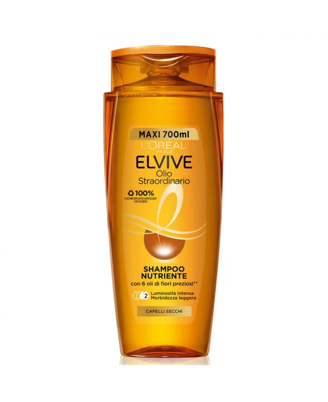 Шампоан за суха коса Elvive New Olio Straordinario Nutrimento Sublime 700 мл - Elvive