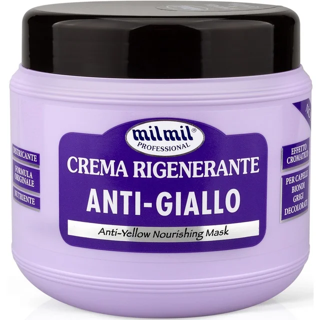 Крем маска за коса Milmil Anti Giallo против жълти оттенъци, 750 мл