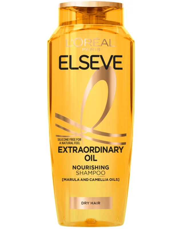 Шампоан за суха коса Elvive New Olio Straordinario Nutrimento, 250 мл
