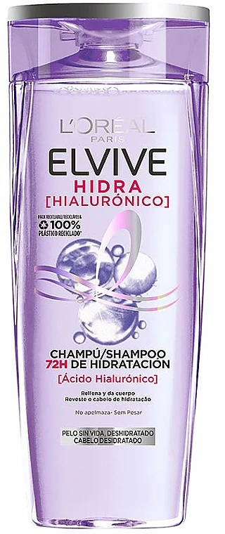 Шампоан за мазна и дехидратирана коса Elvive New Hydra Hyaluronic Idratazione Profonda 700 мл