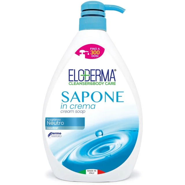 Течен сапун за ръце Eloderma Crema Neutro, 1 л - Eloderma