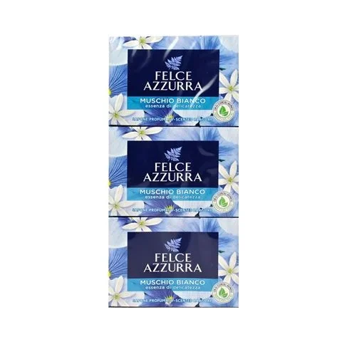 Сапун Felce Azzurra Muschio Bianco, 3X100 г - Felce
