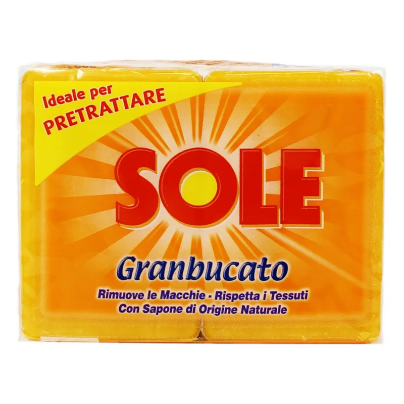 Сапун за пране Sole жълт, 2X250 г - Sole