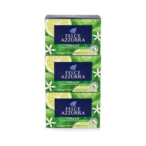 Сапун Felce Azzurra Fresh цитруси, 3X100 г - Felce