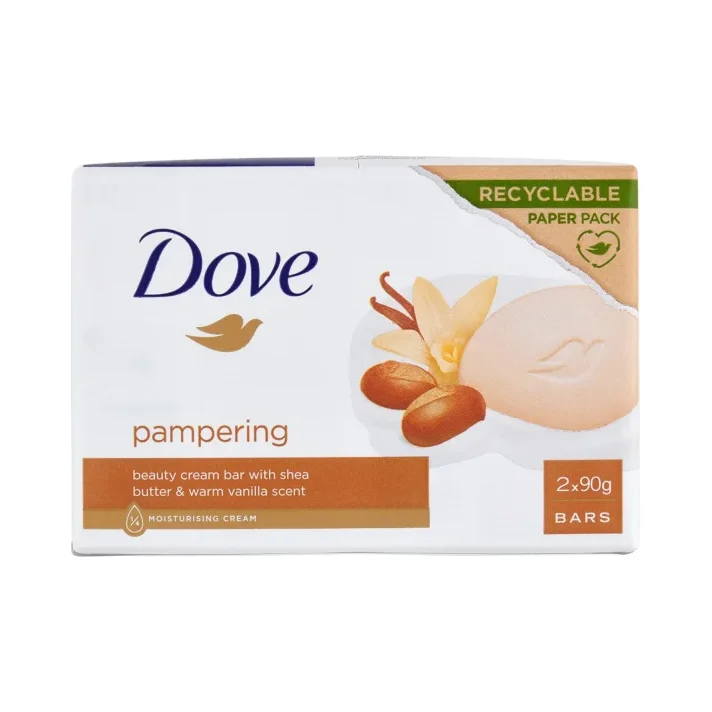 Тоалетен сапун Dove карите и ванилия 2х90 г - DOVE
