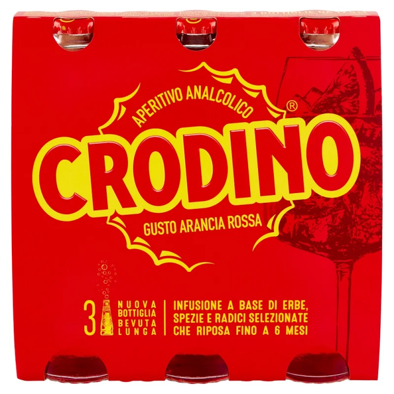 Газирана напитка Crodino Arancia Rossa 3х175 мл