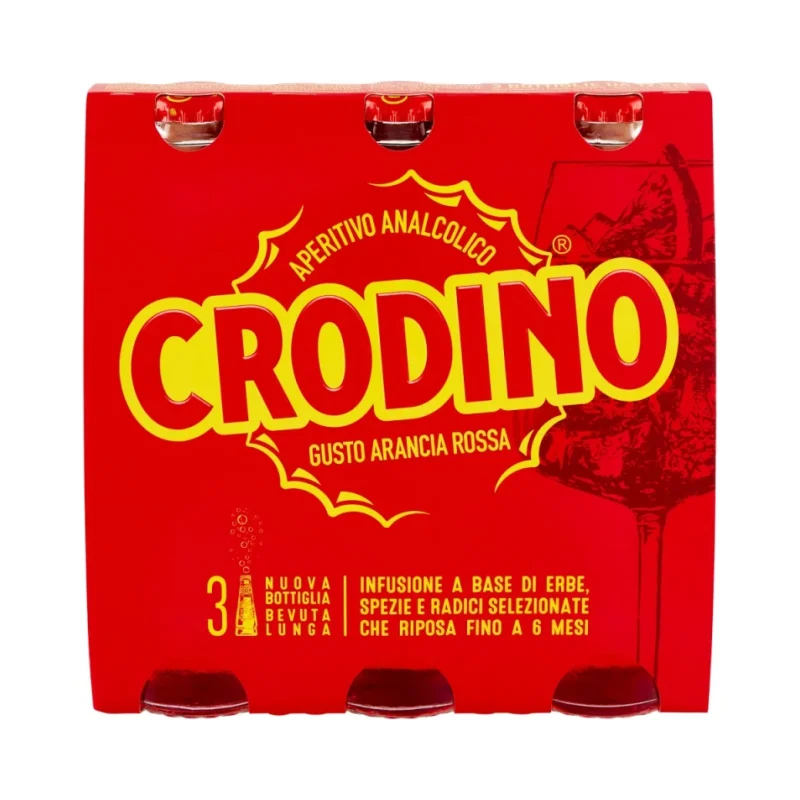 Газирана напитка Crodino Arancia Rossa 3х175 мл - Crodino