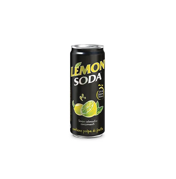 Газирана напитка Crodo Lemon Soda лимон, кен 330 мл - Lemon soda