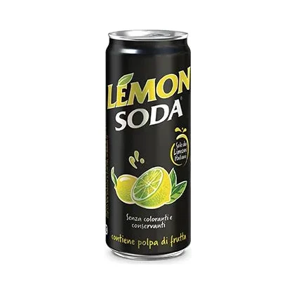 Газирана напитка Crodo Lemon Soda лимон, кен 330 мл - Lemon soda