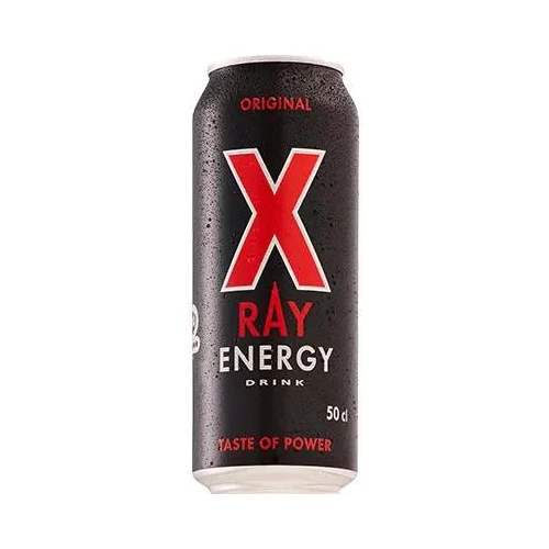Енергийна напитка с кофеин X-Ray Energy, кен 500 мл - X-Ray