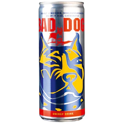 Енергийна напитка Bad Dog, кен 250 мл
