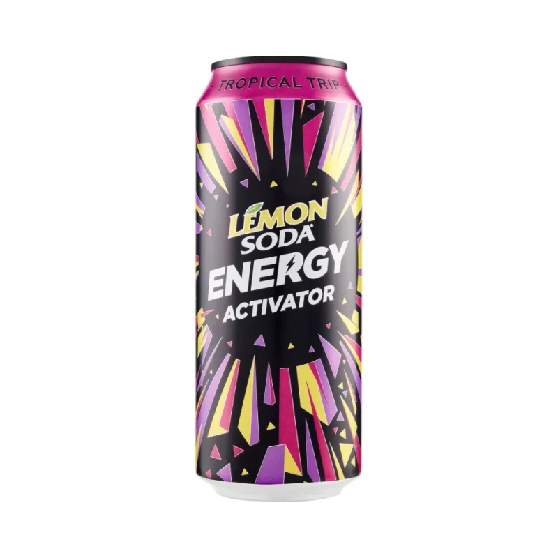 Енергийна напитка Lemon Soda Tropical 500 мл кен - Lemon soda