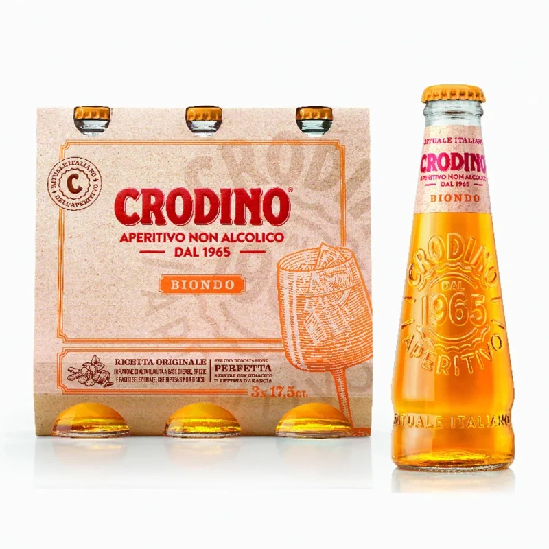 Газирана напитка Crodino Biondo 3х175 мл - Crodino