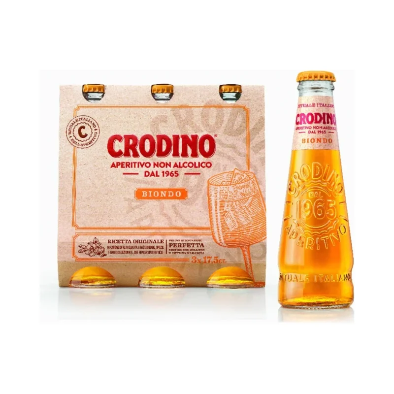 Газирана напитка Crodino Biondo 3х175 мл - Crodino