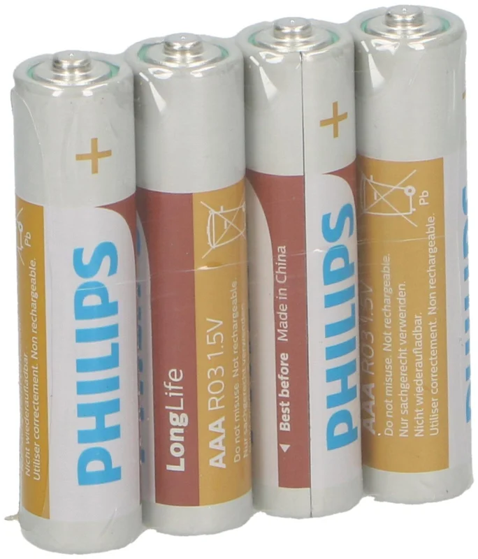 Батерии Philips R03/ааа, 4 бр