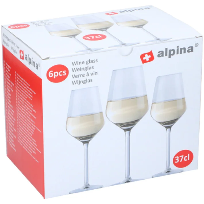 Чаши за бяло вино 6бр, 370мл Alpina