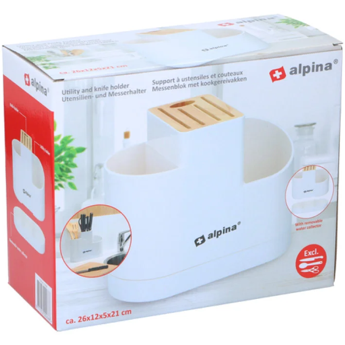 Поставка-блок за домакински ножове Alpina - Alpina